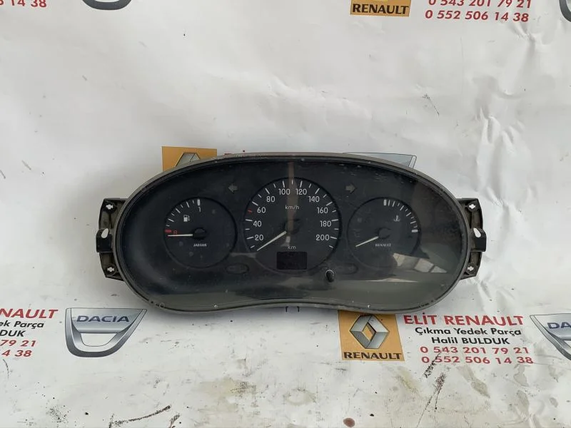 Renault Kangoo 2 Gösterge Saati Çıkma Orjinal