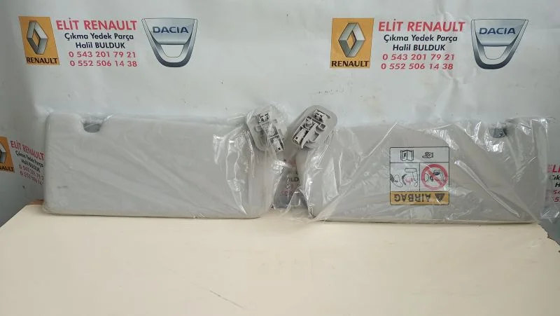 Renault Clio 5 Sağ Güneşlik Çıkma Orjinal